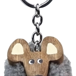 Breloc din lemn Pompon Șoarece 2Kids Toys