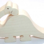 Animăluț din lemn Brontosaurus