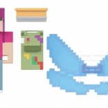 Figurină Minecraft Creator, Șorț Artistic