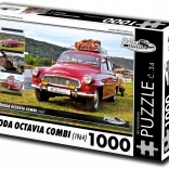 retro-auta puzzle škoda octavia combi (1964) – 1000 piese
