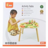 Măsuță activă din lemn VIGA PolarB cu xilofon și activități Montessori