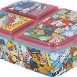 Cutie multi pentru gustare pentru copii PAW PATROL cu trei compartimente