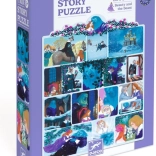 Puzzle cu povestea Frumoasa şi Bestia 100 de piese