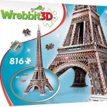 Puzzle 3D Turnul Eiffel 816 piese WREBBIT