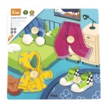 Puzzle din lemn Viga cu mânere îmbrăcăminte