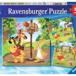 Puzzle Ursulețul Winnie 3x49 piese de la Ravensburger