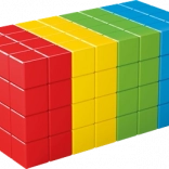 Geomag Magicube Full Color – set de construcție magnetic 128 cuburi