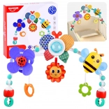 arc suspendat colorat pentru cărucior, pătuț și scaun auto pentru bebeluși