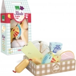 Vilac set din lemn cu alimente proaspete