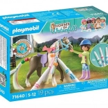 Set creativ cu cal și markere Horses of Waterfall