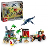 lego jurassic world centru de salvare pentru pui de dinozaur