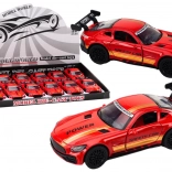 Mașină Sport Din Metal Cu Spoiler Roșu Scara 1:32