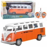 autobuz urban retro RC cu lumini 1:30
