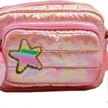 Geantă roz pufoasă