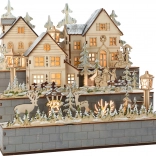 Lampă din lemn Small Foot Târgul de iarnă