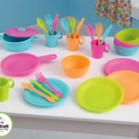 KidKraft set de veselă pentru copii Bright, 27 piese