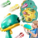 joc pentru copii cu țintă și pistol dinozaur cu arici WOOPIE