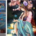 Pictură cu diamante Regina fluturilor 30x40cm