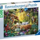 Puzzle 1500 piese Tigrilor liniștiți RAVENSBURGER