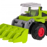 Buldozer metalic pentru copii 1:55 cu cupă frontală mobilă