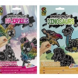 Magnete răzuibile – zâne și dinozauri, set 10 buc