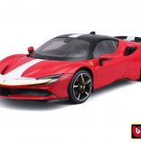 Mașină model Ferrari SF90 Stradale Assetto Fiorano 2020 1:18 Bburago