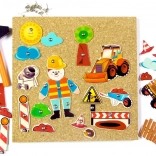 Joc de bătut cuie construcție HESS