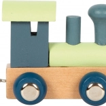 Locomotiva Polar Albastră cu Litere