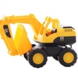Excavator din plastic în pungă