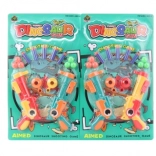 Pistolă dinozaur pentru gloanțe din spumă și mingi – set pentru copii