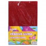 Spumă adezivă A4 20x30 cm cu sclipici, 10 bucăți