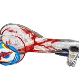 set de badminton cu fluturași în husă