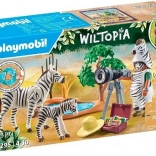 Playmobil Wiltopia expediție safari cu fotografă și zebre