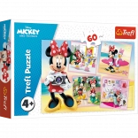 puzzle 60 piese disney minnie – drăgălașa minnie