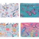 Mapă din plastic pentru documente cu capse 35 × 25 cm – mix de modele