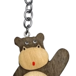 Breloc din lemn - Hipopotamul Mare