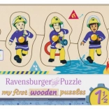 Puzzle din lemn cu Pompierul Sam și prietenii Ravensburger