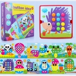 Mozaic cu nasturi Arici – antrenament al motricității fine