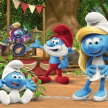 Puzzle Ștrumfița și Ștrumfii pentru copii