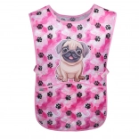 șorț pentru copii cu lăbuțe și mops – lavabil și practic