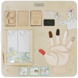 Masterkidz Placă Educațională - Simț Tactil Montessori