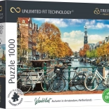 Puzzle Trefl UFT Wanderlust: toamna la Amsterdam, 1000 piese