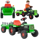 injusa tractor electric pentru copii basic 6v cu remorcă