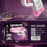 set de construcție pistol roz 237 piese
