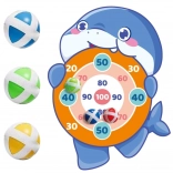 Woopie Joc de Îndemânare Aruncare pe Ţintă Velcro în formă de Rechin