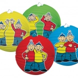 Lampion de hârtie cu motiv Pat și Mat, 25 cm