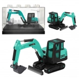 Model de colecție excavator pe șenile Huina verde 1:80