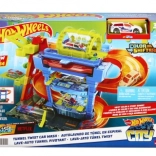 Hot Wheels City spălătorie auto Color Shifters cu tunel rotativ