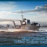 Model din plastic al navei HMS Hotspur (1941) – distrugător clasa H