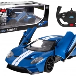 Mașină RC Ford GT cu telecomandă 1:14 cu uși deschise, albastră